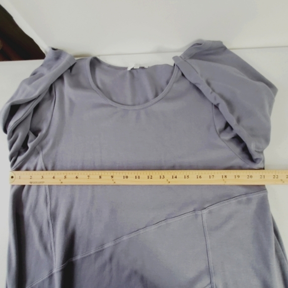 Kleen Cotton Modal A-line Dress Size 1X Lagenlook Soft Relaxed Fit Pullover Midi - Picture 10 of 15